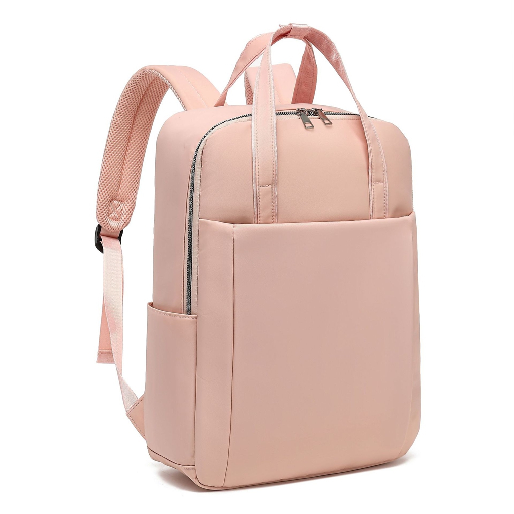 Laptop backpack ,business travel laptop compartment packpack for women, Pink/Black