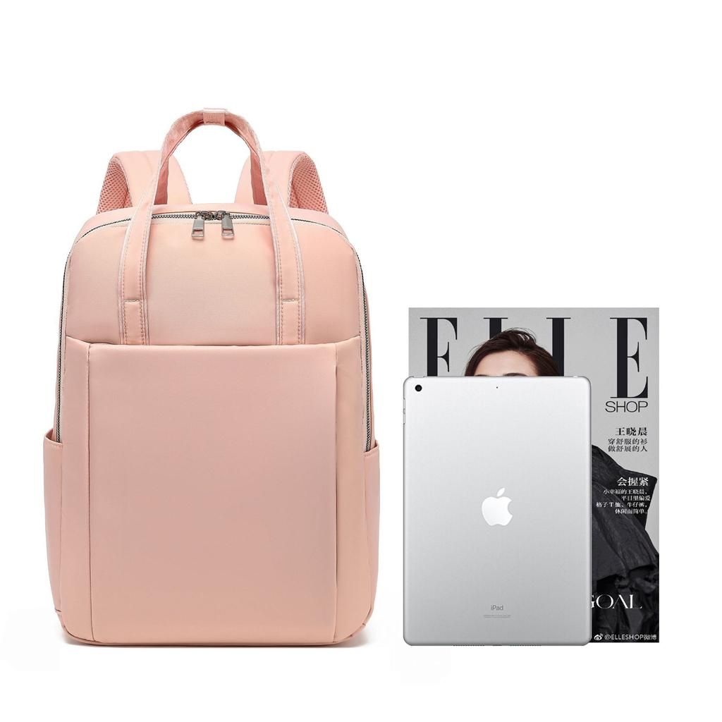 Laptop backpack ,business travel laptop compartment packpack for women, Pink/Black