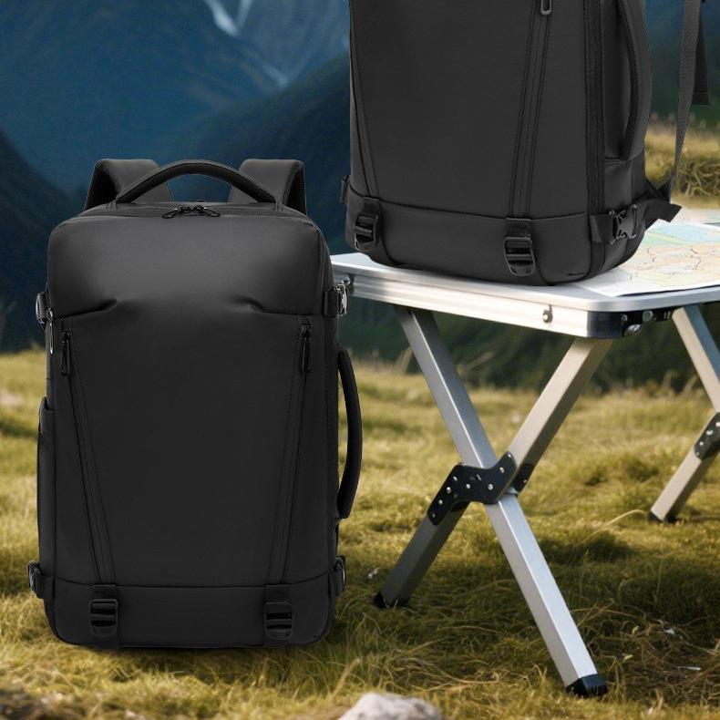 Travel Large capacity 36-55L Backpack --16’’ Laptop Compartment, Water Resistant,Expandable, Vacuum compression,Black /Gray/Blue/Green