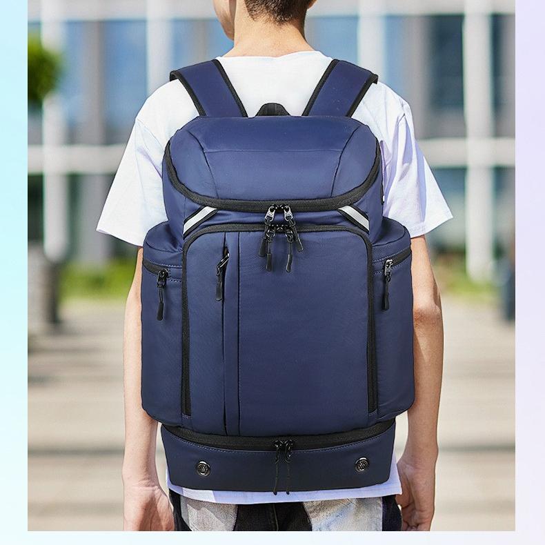 Travel Large capacity 36-56L Backpack --16’’ Laptop Compartment, Water Resistant,USB Charging port, Shoe Compartment, Black /Blue /Green /Gray/ Purple