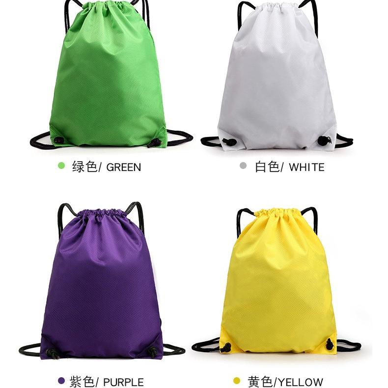 Drawstring Backpack Gym Bag,Water-Resistant , for Women Men，Black/blue/green/yellow