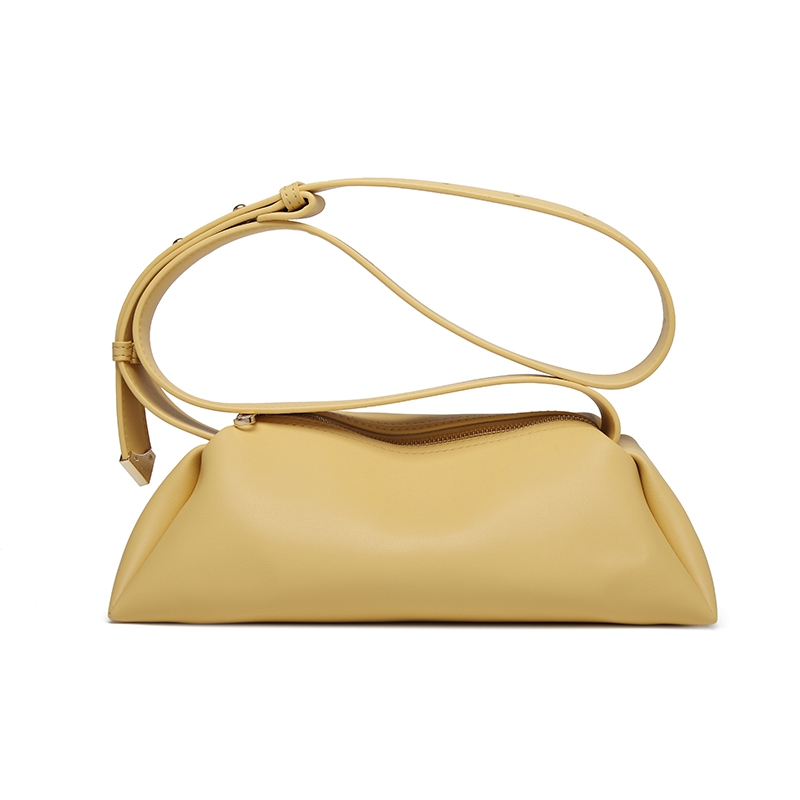Soft PU Minimalist Ladies Shoulder & Crossbody Bag | Beige, Olive Green, Black, Coffee Brown, Yellow, Off‑White